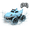 Blue, variant on Aezusy RC Car Toy for Kids 2.4GHz Amphibious RC Monster Truck Rechargeable Waterproof Remote Control Shark Toy Gift with LED Lights for Boys Girls, Blue