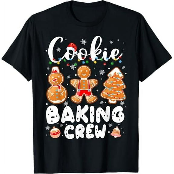 Cookie Baking Crew Christmas Gingerbread Xmas Family Pajama T-Shirt
