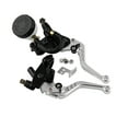 thumbnail image 3 of 7/8" Motorcycle Brake Clutch Levers Master Cylinder Reservoir Set Universal Adjustable, 3 of 8