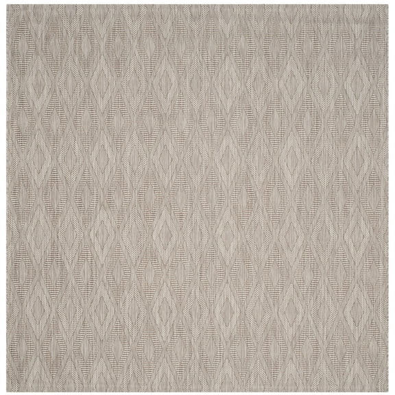 Safavieh Courtyard Teodor Geometric Indoor/Outdoor Area Rug, Beige, 4' x 4' Square