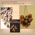 thumbnail image 2 of Nvzi Bolas de madera de 3 pulgadas (2 paquetes), bola de madera de repuesto para decantadores de vino de vidrio y tapas de jarras, diámetro de 3 pulgadas/7,5 cm, cuentas de madera para manualidades, 2 of 5