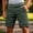 Green, variant on Men's Cargo Shorts Multi-Pocket Utility Shorts with Belt Loops Casual Twill Work Shorts