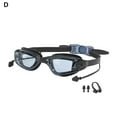 thumbnail image 1 of Gafas de natación para adultos, hombres y mujeres, galvanizadas, de alta definición, impermeables y antivaho., 1 of 7