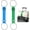 Blue and Green, variant on Multi Use Strong Adjustable Luggage Connector Straps for Suitcases,2 Pack Flexible Luggage Accessories Elastic Fastening Bag Strap (Rainbow)