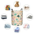 thumbnail image 6 of XMXT Collapsible Laundry Basket, Modern Colorful Terrazzo Prints Waterproof Laundry Hamper, 40L Multicolor, 6 of 8