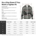thumbnail image 5 of Kdxio Black and White Checkerboard Trap Print Women Men Sun Protection UPF 50+ Jackets Zip Up Long Sleeve Hoodie Hiking Lightweight with Pockets, 5 of 7
