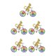 thumbnail image 1 of Injueey Plastic Windmill Pinwheel Wind Kids Party Garden Decor Lawn Toy Type2 NO2, 1 of 6