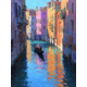 thumbnail image 1 of Qisvanset 12x16 Inch Lavender Field Sunset Oil Painting Canvas Print Wall Art, 1 of 5
