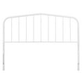 thumbnail image 4 of Headboard, Queen Size, Metal, White, Modern Contemporary Urban Design, Bedroom Master Guest Suite, 4 of 7