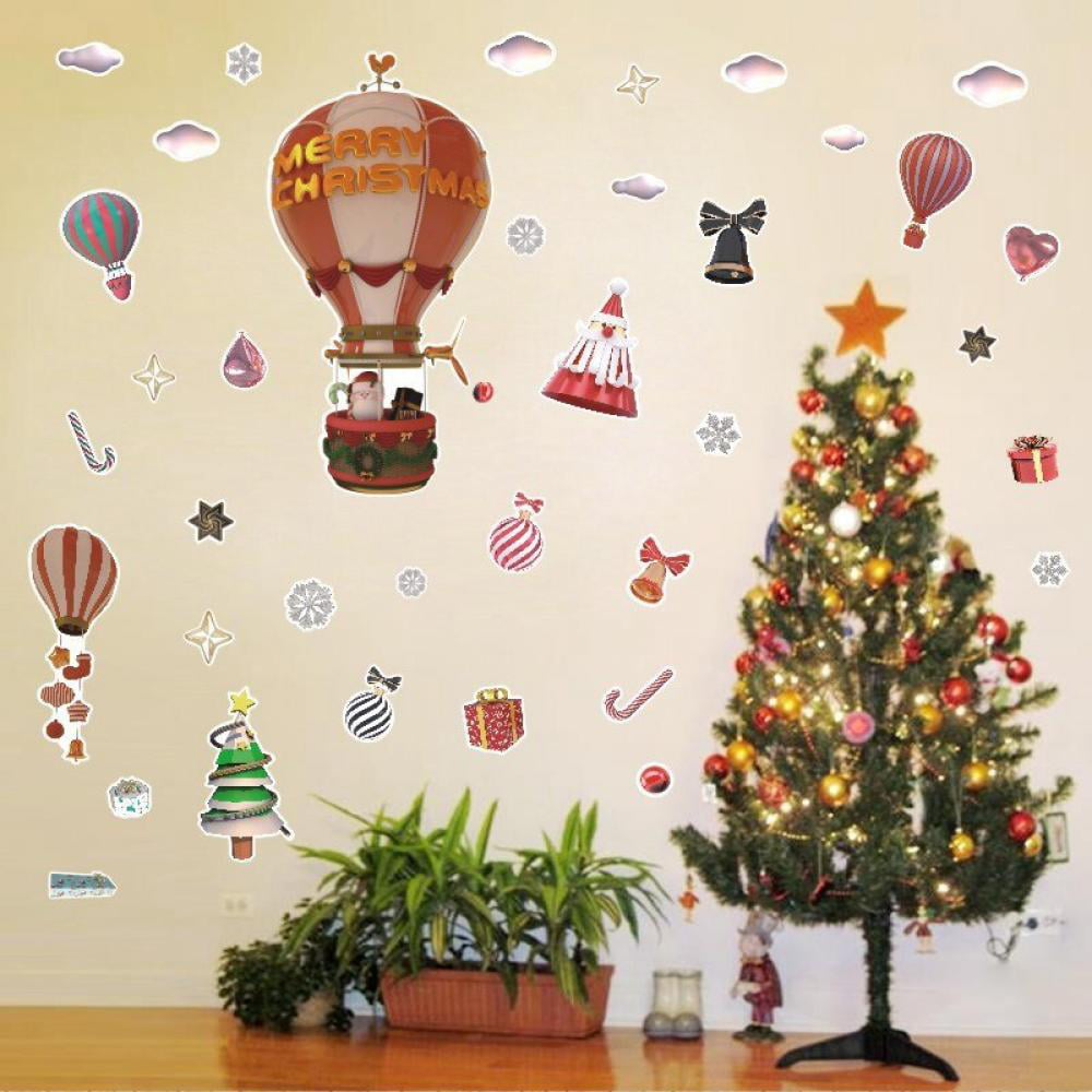 NUZYZ Christmas Decorations Sale Clearance 500Pcs//Roll Wrapping Sticker Christmas Theme Print Multi-Use Kraft Paper Baking Packing Paster for DIY Crafts 1
