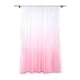 thumbnail image 1 of Cortina transparente con degradado para ventana, dormitorio, balcón (degradado rosa), 1 of 11