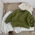 thumbnail image 6 of Coerni Kids Sweatshirt Toddler Baby Boys Girls Basic Crewneck Pullover Sweatshirt Children's Solid Sweater Tops 7 Years, 6 of 6