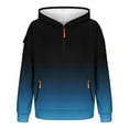thumbnail image 5 of Bzhegqhd Hoodies for Men Color Gradient Zip Up Pullover Long Sleeve Graphic Print Sweatshirt Casual Streetwear Jacket with Pockets Warm Fleece Lining Athletic Sporty Top, 5 of 5