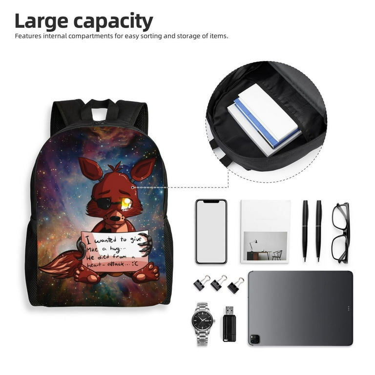 Five Nights at Freddy s Bonnie Backpack Casual Adjustable Bookbag School Bag Unisex Laptop Daypack Lightweight Large Capacity Travel Bag Satchel