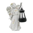 thumbnail image 1 of Estatua de ángel de jardín con luz solar, lámpara con forma de figura, regalo, decorativa, decoración exterior, escultura de resina para patio y jardí, 1 of 8
