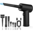 thumbnail image 1 of Aire Comprimido Electrico, Soplra de Aire Inalambrica de 51000RPM con Batería Carga Rápida de 6000mAh, Ajuste de 3 Velocidades, Pistola de Aire Comprimido para PC, Tecls, Hogar y Coche, 1 of 4