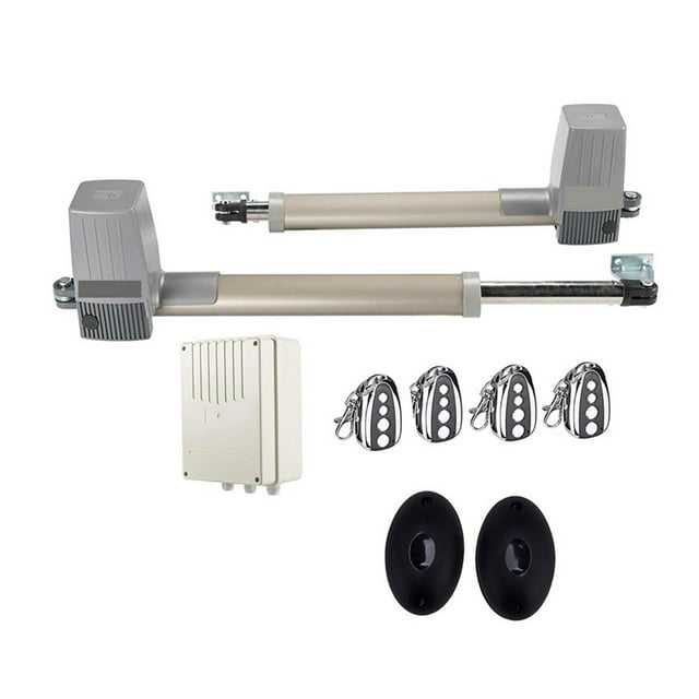 DC 300KG 2.5Meter Double Arm Solar Gate Actuator Auto Swing Door Operator Electric 24vdc Swing Gate Opener ,Easy to Install