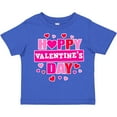 thumbnail image 3 of Inktastic Happy Valentine's Day with Hearts Boys or Girls Toddler T-Shirt, 3 of 5