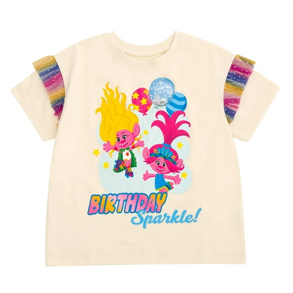 DreamWorks Trolls Poppy Viva Birthday T-Shirt Toddler to Big Kid