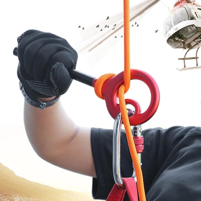 CEORPER Aluminum Alloy Figure Belay Device Abseiling Downhill Equipment Accessories