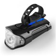 thumbnail image 2 of ZHAOCHENG Luz LED para bicicleta recargable 4 en 1 con velocímetro y timbre; luz trasera, 2 of 5