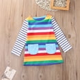 thumbnail image 2 of Robe à Manches Longues pour Filles, Robe Décontractée en Coton, Vêtements d'Hiver 1-7 Ans, 2 of 5