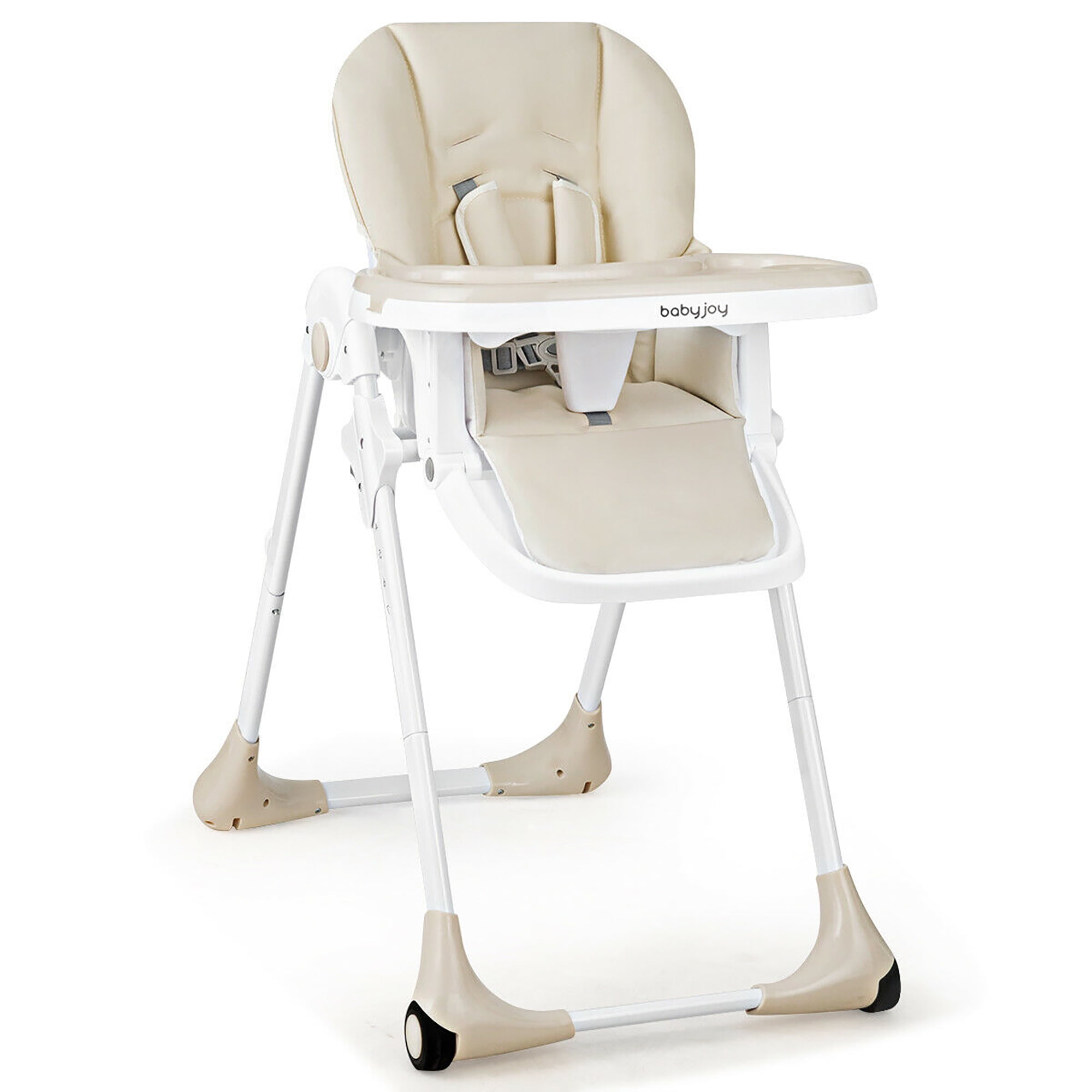 ブランド High Chair with Adjustable Legs Baby High Chairs with Tray for ...