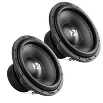 NVX VSW124v3 12" VS-Series Dual 4-ohm Car Subwoofers 1200 Watt (600W RMS) 2-Pack