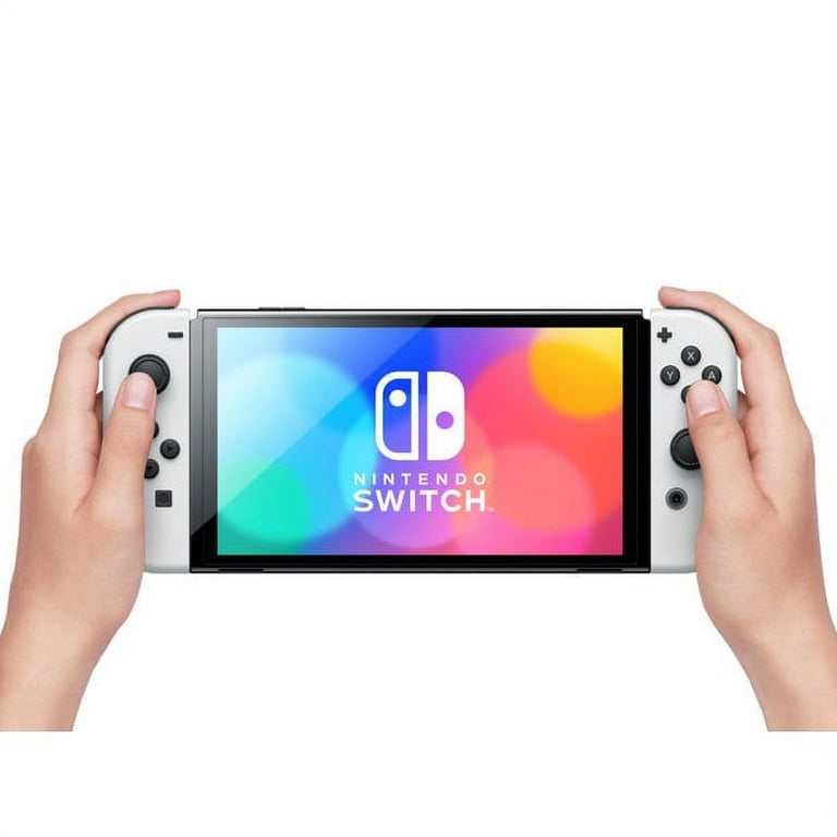 Nintendo Switch – OLED Model W/ White Joy-Con Console with Mario Kart 8  Deluxe Game - Limited Bundle - Import with US Plug 