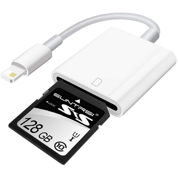 SD Card Camera Reader Adapter for iPhone iPad [Support iOS 9.2 or up