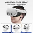 thumbnail image 2 of GAEKOL Head Strap for Meta Quest 3, Adjustable Comfortable Head Strap for Oculus Quest/Meta 3, Enhanced Support and Lightweight Design VR Accessories for Meta Quest 3, Replacement for Elite Strap, 2 of 6