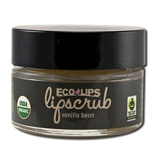 Ecolips Ecolips Organic Lip Scrub, Vanilla Bean, 0.5 Ounce