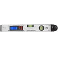 thumbnail image 1 of Angle Level 0?225° LCD Backlight Digital Goniometer with Horizontal Vertical Bubble Silver, 1 of 5