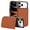 Brown, variant on Allytechgroup Flip Wallet Case for iPhone 17 Pro Max with Card Slots, Premium PU Leather [RFID Blocking] [Double Magnetic Button] Kickstand Shell, Shockproof Anti-Fall Protective Case, Black