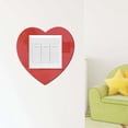 thumbnail image 4 of Switch Mirror Wall Etiqueta de pared Interruptor de superficie liso de plástico Accesorios de las paredes de alta viscosidad Vecal para el baño del dormitorio 5 piezas Advancent HA028516-00, 4 of 7