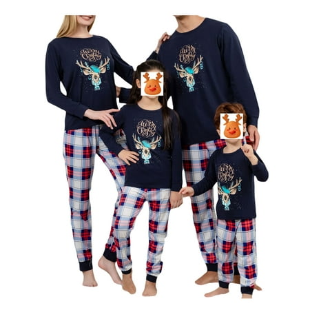 

Christmas Pajamas for Family Matching Christmas Pajamas Xmas Classic Plaid Matching Pjs Sets Holiday Pajamas Sleepwear
