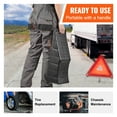 thumbnail image 6 of VEVOR Low-Profile Hydraulic Car Service Ramp – 10 Ton (20,000 lbs) Capacity, 5.5" Lift, Heavy-Duty Ramp for Vehicle Maintenance and Oil Changes, 6 of 12