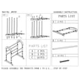 thumbnail image 4 of Frenchi Home Furnishing Quilt Rack, Dark Cherry, 4 of 4