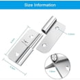 thumbnail image 2 of 2025 Latest Model 2.5 Inch Lift Off Hinges, Stainless Steel 304 Small Slip Joint Flag Hin, 2 of 5