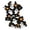 AA-#Black548, variant on WOYY Halloween Pajama Sets for Girls Button Down Shirt Shorts Cute Nightwear, Sizes 1-14