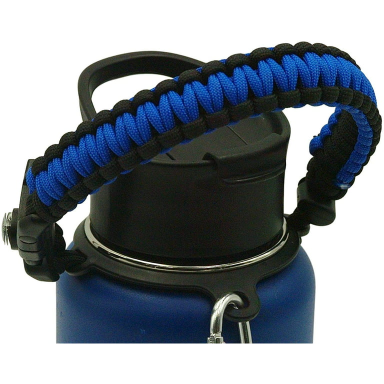 WEREWOLVES Paracord Handle - Fits Wide Mouth Bottles 12oz to 64oz -  Paracord Strap Cord - Ideal Water Bottle Handle Strap