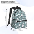 thumbnail image 2 of Disketp Funny Chicken Mochila Ligera Clásica con Múltiples Bolsillos, Mochila Casual para Hombre y Mujer, Ideal para Escuela, Trabajo y Viajes, 2 of 6