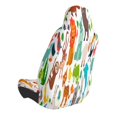 thumbnail image 2 of Wukai Animals Full Set Car Seat Covers with Soft Padding Universal Auto Front Seats Protector and Cushion Mat, 2 of 5