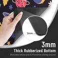thumbnail image 3 of XMXT Non-Slip Gaming Mouse Pad, Colorful Planets Elements Print Mousepad Computer Keyboard Mats Desk Pads Office Decor Accessories, 15.8"x29.5", 3 of 8