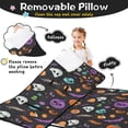 thumbnail image 3 of Halloween Skull Pumpkin Pattern Toddler Nap Mats for Kids Preschool,50"x20" Sleeping Mat Bag or Kids,Toddler Sleeping Bag,Toddler Nap Mat or Daycare, 3 of 6
