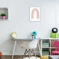 thumbnail image 5 of Stupell Industries Minimalistic Rainbow Drawing Quiet Pink Pastel Stripes,16 x 20, Design by Imperfect Dust, 5 of 5