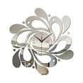 thumbnail image 2 of Reloj de pared acrílico con pegatinas de espejo, decoración de habitaciones, fácil de leer, reloj colgante de pared decorativo para dormitorio, aula, Argén, 2 of 8
