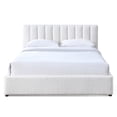 thumbnail image 6 of Pemberly Row Upholstered Platform Queen Bed in White Boucle Fabric, 6 of 8
