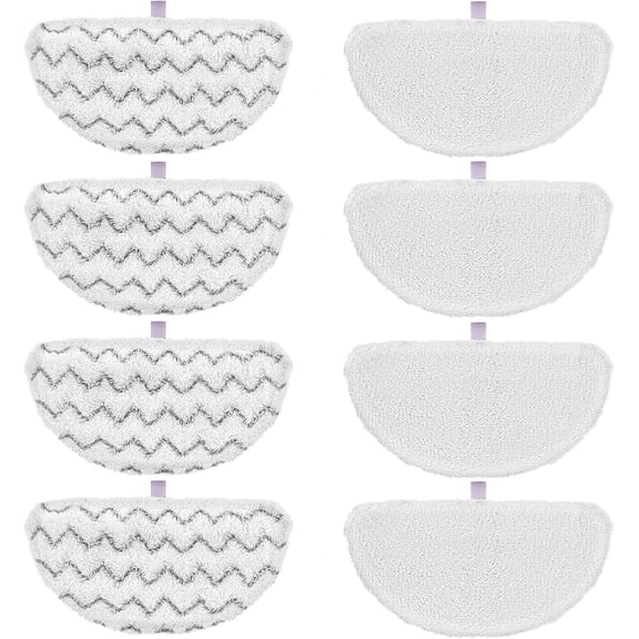For Bissell Steam Mop Pads for Bissell PowerFresh Steam Mop 1806 1544 1440 2075A 2685A 1940W 19404 Series, Model 19402 19408 1940a 1940f 1940q 1940t B0006 B0017, Part #5938#203-2633-8 Pack