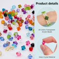 thumbnail image 4 of 1200 cuentas de 8 mm para hacer joyas, 24 colores, cuentas de pulsera, cuentas acrílicas bicono, cuentas facetadas, cuentas sueltas para manualidades., 4 of 9